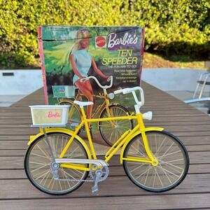 Vintage‎ 1973 Mattel Barbie's Ten Speeder Bike Bicycle #7777 in Damaged Box